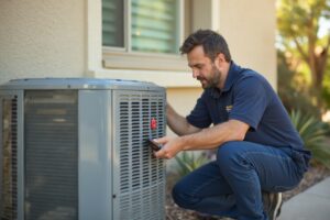 Licensed HVAC technician providing AC repair services in Peoria AZ