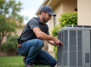 Licensed HVAC technician providing AC services in Peoria AZ