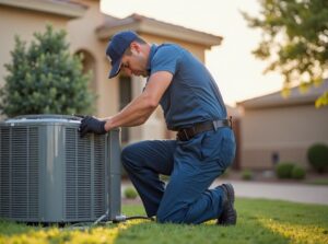 Licensed HVAC technician providing AC services in Surprise AZ